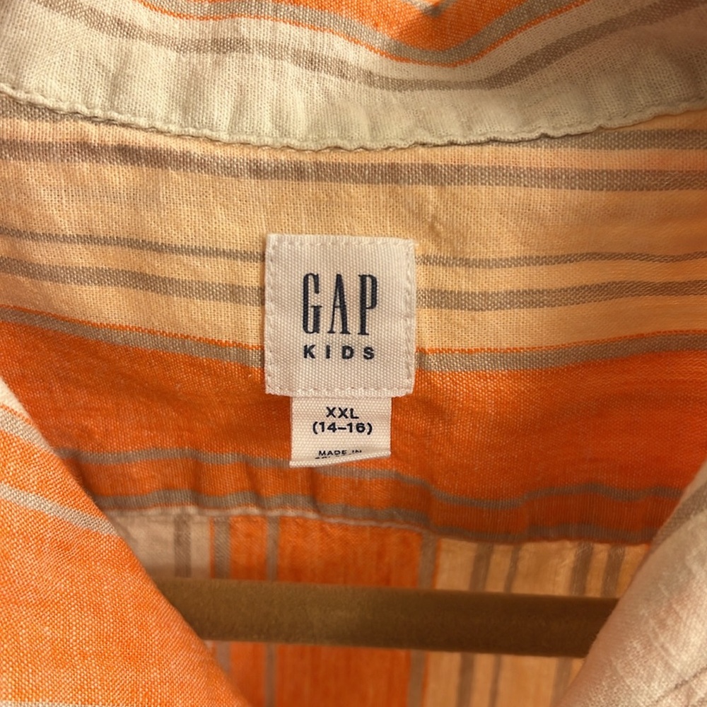 Gap Kids Linen-Cotton Shirt - Picture 5 of 8